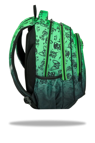 COOLPACK - FAST - PLECAK SZKOLNY- GAME OVER GRADIENT GREEN