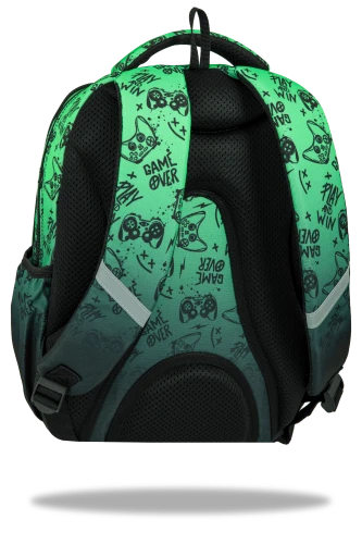 COOLPACK - FAST - PLECAK SZKOLNY- GAME OVER GRADIENT GREEN