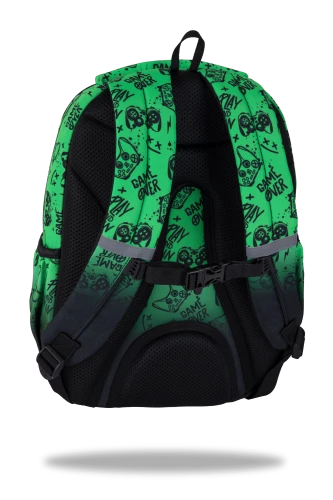 COOLPACK - PRIME PRO - PLECAK SZKOLNY- GAME OVER GRADIENT GREEN