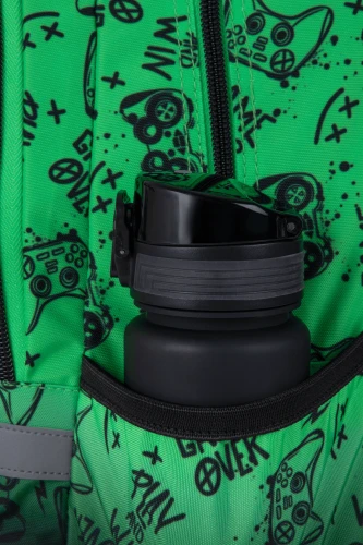 COOLPACK - PRIME PRO - PLECAK SZKOLNY- GAME OVER GRADIENT GREEN