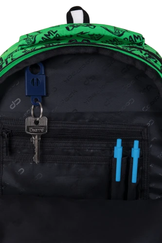 COOLPACK - PRIME PRO - PLECAK SZKOLNY- GAME OVER GRADIENT GREEN