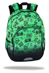 COOLPACK - TOBY - PLECAK DZIECIĘCY - GAME OVER GRADIENT GREEN