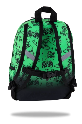COOLPACK - TOBY - PLECAK DZIECIĘCY - GAME OVER GRADIENT GREEN