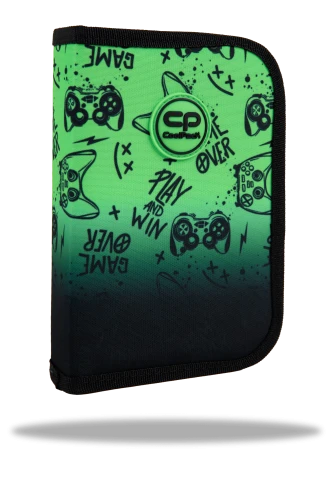 COOLPACK - CLIPPER - PIÓRNIK JEDNOKLAPKOWY BEZ WYPOSAŻENIA - GAME OVER GRADIENT GREEN