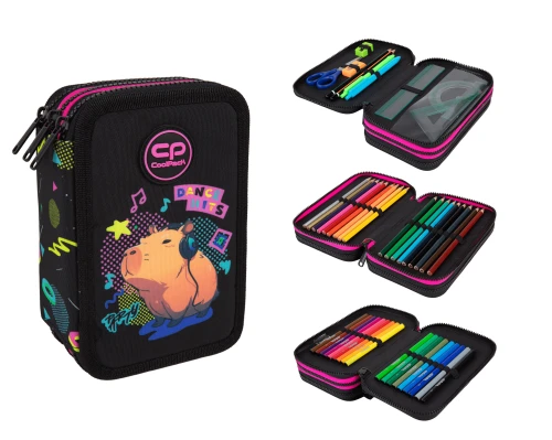 COOLPACK - JUMPER 3 - PIÓRNIK POTRÓJNY Z WYPOSAŻENIEM - CAPYBARA MUSIC