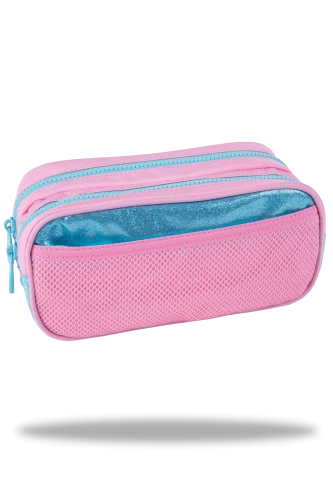 COOLPACK - DUKE - SASZETKA PODWÓJNA - BLUE PASTEL