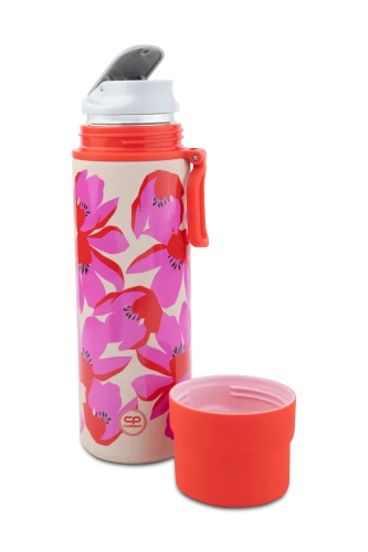 COOLPACK - VECTIS - BIDON METALOWY Z KUBECZKIEM - FLORES ROSA