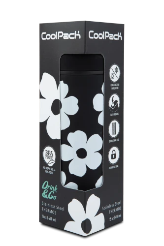 COOLPACK - VECTIS - BIDON METALOWY Z KUBECZKIEM - FLORES JASMINE