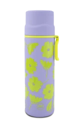 COOLPACK - VECTIS - BIDON METALOWY Z KUBECZKIEM - FLORES LILA