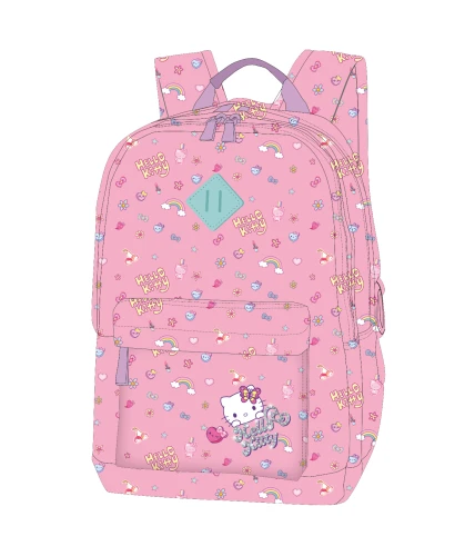 HELLO KITTY - SCOUT - PLECAK MŁODZIEŻOWY (17) - PINK 1