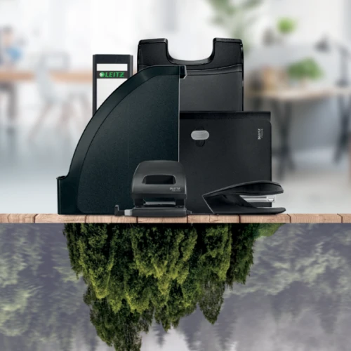 Mini zszywacz NeXXt Recycle, 10 kartek, 3 lata gwarancji, zielony