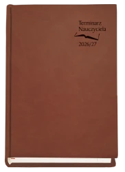 Michalczyk i Prokop Kalendarz Terminarz Nauczyciela 2026/2027   T-155V-S2 Brązowy