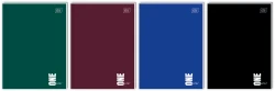 Interdruk Brulion A4 96kartek linia  One Color