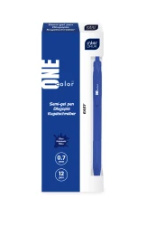 Interdruk Długopis automatyczny niebieski z gripem One Color