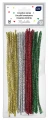 Interdruk Druciki kreatywne 30cm Metallic 32szt