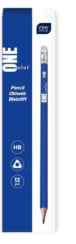 Interdruk Ołówek grafitowy z gumką One Color