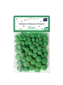 Interdruk Pompony do dekoracji 80szt.Green