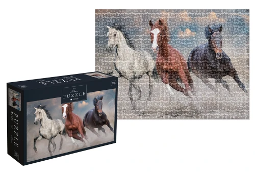 Interdruk Puzzle 1000 Wild Horses 1