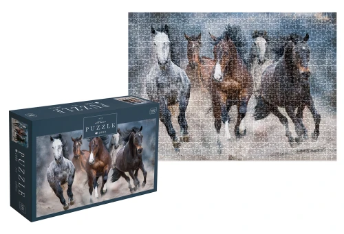 Interdruk Puzzle 1000 Wild Horses 3