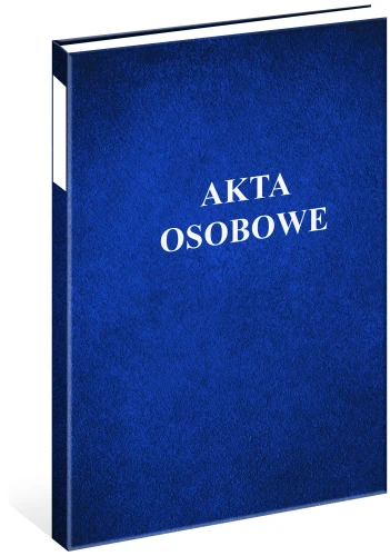 Interdruk Teczka akt osobowych oklejana Niebieska