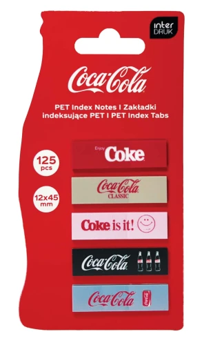 Interdruk Zakładki indeksujące PET Coca-Cola