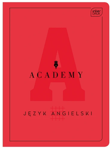 Interdruk Zeszyt A4 60 kartek w kratkę  M 90g Angielski Academy Hybrid