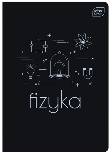 Interdruk Zeszyt A5 60 kartek w kratkę  M 70g UV Fizyka
