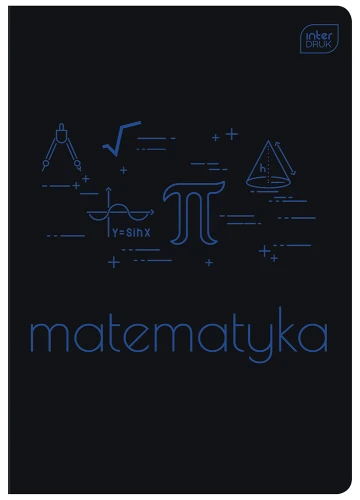 Interdruk Zeszyt A5 60 kartek w kratkę  M 70g UV Matematyka