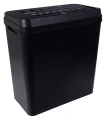Niszczarka OFFICE PRODUCTS, paski, do 10 kartek A4, kosz 14l, czarna