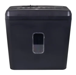 Niszczarka OFFICE PRODUCTS, ścinki, do 5 kartek A4, kosz 8l, czarna