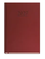 T-218V-B.png kalendarz A4 bordo 2027, kalendarz książkowy bordo 2027, bordowy kalendarz 2027, terminarz A4 bordo 2027, elegancki kalendarz bordo 2027, kalendarz tygodniowy bordo 2027