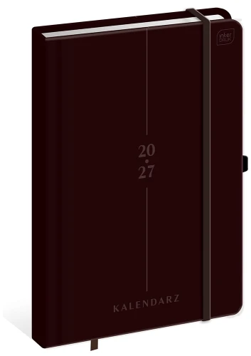 Interdruk Kalendarz książkowy A4 192 Mat+UV Brown
