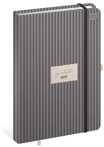 Interdruk Kalendarz książkowy A5 384 Mat+UV Stripes