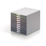 Durable Pojemnik Z Dziesięcioma Szufladami Variocolor Wielokolorowy 761027