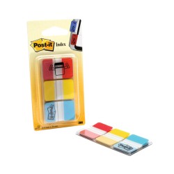 3M ZAKŁADKI INDEKSUJĄCE POST- IT SILNE 3 Y: ŻÓŁTY, CZERWONY, NIEBIESKI