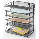 Sorter Na Dokumenty Office Set Metalowy Czarny Q-Connect