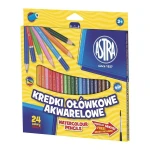 Kredki 24 Kolory Akwarele Astra 312110005