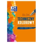 Blok techniczny Oxford A4 225g kolor 400093230
