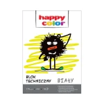 Blok techniczny biały A4 Happy Color 58C9-79349