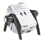 Durable Wizytownik Kartoteka Obrotowa Telindex Flip na 500 kart Czarny 241601