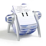 Durable Wizytownik Kartoteka Obrotowa Telindex Flip na 500 Kart Srebrny 241623