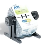 Durable Wizytownik Kartoteka Obrotowa Visifix Cubo na 400 wizytówek Czarny 244701