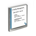 Durable Tabliczka Informacyjna Przydrzwiowa Click Sign 149x148 5mm