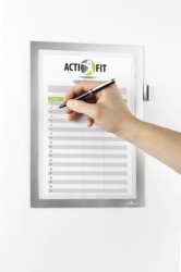 Durable Ramka Informacyjna Duraframe Note - 1 Sztuka - Kolor Srebrny