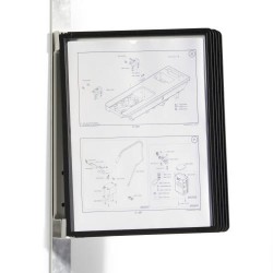 Durable Zestaw 5 Paneli Na Ścianę Vario Mag Wall 5 Moduł Magyczny Czarny 591401
