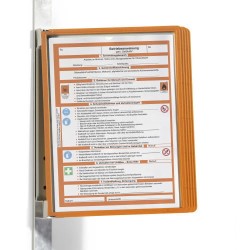 Durable Zestaw Pięciu Paneli Na Ścianę Vario Mag Wall 5 Moduł Magycznt Pomarańczowy 591409