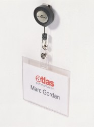 Durable Identyfikator 60x90 Mm Z Mechanizmem Ściągającym 813819