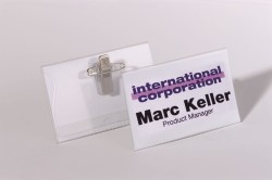 Durable Identyfikator 40x75 Mm Z Kombi-Klipem 815719