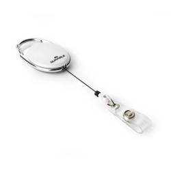 Durable Mechanizm Ściągający Jojo Style Metalowe Zapięcie Długość Linki 80 Cm Biały 832402