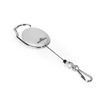 Durable Mechanizm Ściągający Jojo Style Metalowe Zapięcie (Karabińczyk) Długość Linki 80 Cm Szary 832710